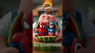 Peter Griffin vs Spiderman vs Captain America | Brawl Stars #petergriffin #familyguy #brawlstars