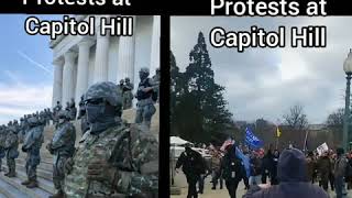 Capitol Hill Protests: Neutral Police