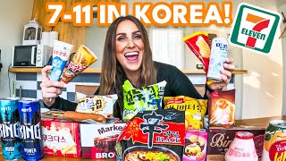 7/11 MUKBANG IN SEOUL SOUTH KOREA! 🇰🇷(Korean convenience store)