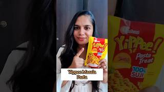 Yippee Treat Masala Pasta Review 😀🍝 100% suji pasta 🤔 #shortvideo #recipe #pasta