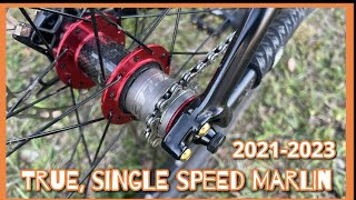 The secret, turn your 2021-2023 Trek marlin 5,6,7,8, into a true single speed