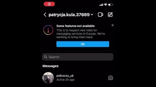 📲 Messenger - Some features not available - what it means? ⭐