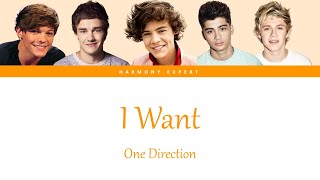 One Direction - I Want - Color Coded Lyrics