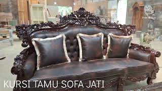 Sedia Kursi Tamu Sofa Jati Harga Terjangkau Di Jepara