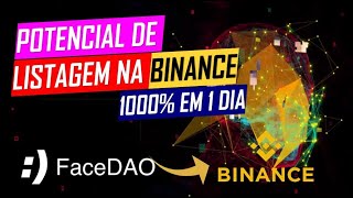 FACEDAO - NA BINANCE? REDE SOCIAL DESCENTRALIZADA QUE VALORIZOU +1000%