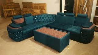 L  Gadda sofa set / diamond furniture Jharkhand /wooden sofa set /luxury sofa