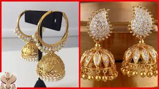 Latest Gold Jhumka Designs 2018