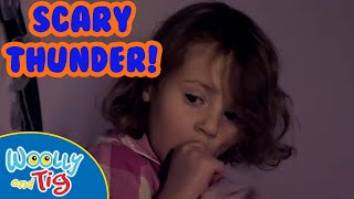 @WoollyandTigOfficial  - 🎃 Scary Thunder! | TV Show for Kids | Toy Spider