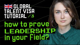 How to Prove Leadership for UK Global Talent Visa