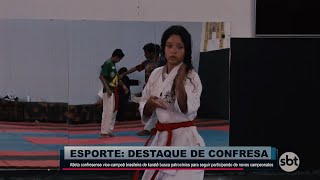 Atleta confresense vice-campeã brasileira de karatê busca patrocínios para seguir em campeonatos