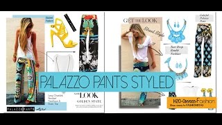 Palazzo Pants Styled: Outfit Lookbook