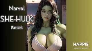 AI Cosplay She-Hulk, Marvel Super Heroes Fanart, AI ART LOOKBOOK , シーハルク (マーベル) Fan Art コスプレ, 二創