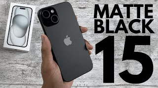 iPhone 15 Black UNBOXING + SETUP!