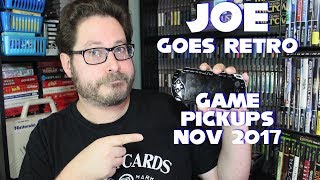 Game Pickups - Nov. 2017 - Thrift Store Finds & More! - Joe Goes Retro