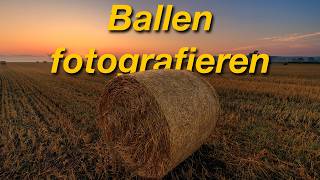 Neue Perspektiven finden | Ballen im Sonnenaufgang fotografieren | DJI Mini 3