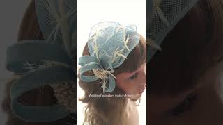 Wedding fascinators made in France #weddinghairstyles #millinery #fascinator