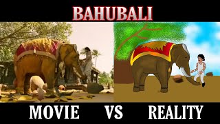 Bahubali movie vs reality animation | funny 2d animated spoof | prabhas | MOVIE VS REALITY