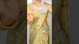 Organza silk saree draping tips|#saree_draping_guide #saree