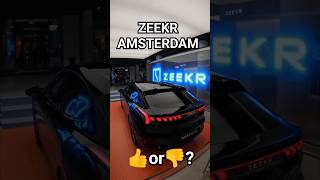 ZEEKR Amsterdam. Do you like Chinese premium cars? Step by step they invade european market...