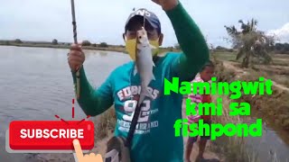 # Namingwit kmi sa fishpond at niluto ang mga nahuling isda (catch and cook)