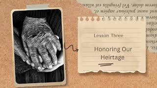 Christian Education| Honoring Our Heritage