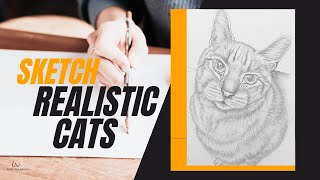 7 Tips: Sketch Realistic Cats! | Learn To Draw