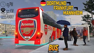 Setra S 517 Arsenal Skin: Dortmund→Frankfurt→Mannheim ■Germany || Bus Simulator Ultimate.