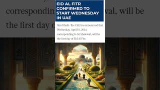 Eid Al Fitr UAE | EID holidays 2024 | 2024 EID | UAE EID| EID holidays| Eid Ul Fitr |Dubai EID