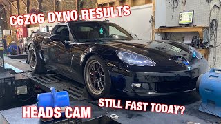 HOW MUCH POWER DOES MY C6 Z06 MAKE! HC C6Z06 DYNO RESULTS! corvette c6 z06 dyno