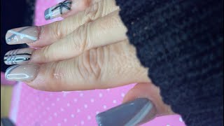 Unboxing Rosalind Gel Polish PR First fall set press on tutorial for beginners￼￼