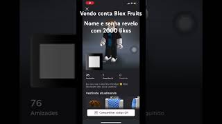 Vendo conta Blox Fruits com v4 por 20 reais #contabloxfruits#bloxfruits