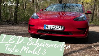 2021 Tesla Model 3: LED-Scheinwerfer Test [4K] - Autophorie Extra