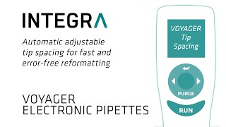 How to work with automatic tip spacing on electronic pipettes