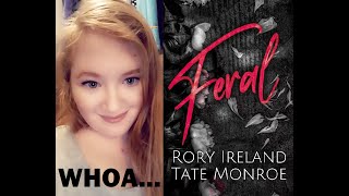 Feral by Rory Ireland and Tate Monroe | #booktube #bookreview #brothersister #romance #forbidden