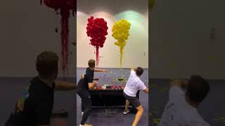 Balloon Popping Race! #shorts