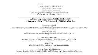 Addressing Environmental Health Inequity A Program of the UVA Community MLK Celebration