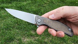 Shirogorov F95 NL, micarta.