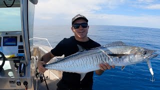 SPANISH MACKEREL ON THE CAST - Took my NEW BOAT to remote islands!