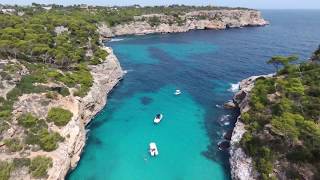 Cala des moros , Palma de Mallorca, drone bebop 2