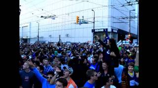 Canucks vs Bruins Game 2 Fans Go Crazy Granville Street