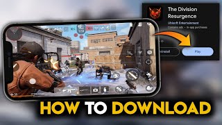 The Division Resurgence New Beta Test How To Download + Gameplay || Ultra Realistic Graphics