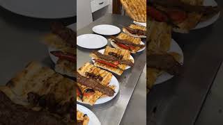 😍Ləzzət dolu kabab boşqabı | lülə kabab, ciyər kabab | ciğer şiş | BBQ | #shorts #kebab