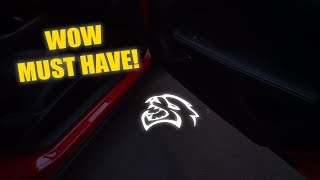 How to install Dodge HELLCAT puddle lights (Easy Mod)