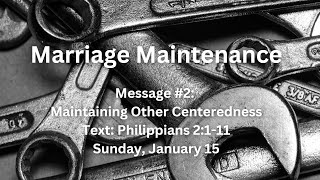 Worship service for Sunday, January 15th