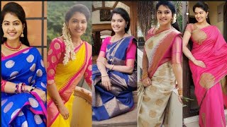 Rachitha mahalakshmi saree collection || NINI Serial actress