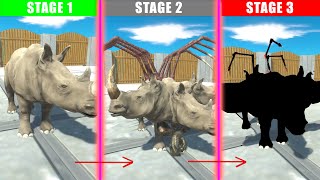 EVOLUTION OF RHINOCEROS - Animal Revolt Battle Simulator ARBS