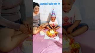 Sinh nhật Tuấn Anh TV. #shorts #shortvideo #cute #sinhnhật #funny #baby #cutebaby #giadinh