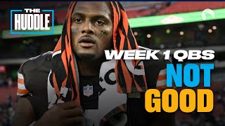 What is Wrong with NFL Quarterbacks? + MNF Reactions | The Huddle