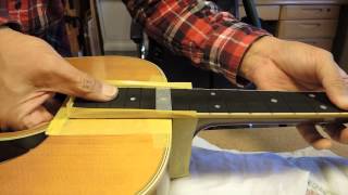 Martin D-35 Gluing NeckJoint