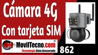 ✅ Cámara Vigilancia Exterior con Tarjeta  【🔴 MovilTecno 862 】